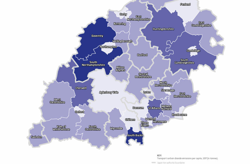 New report puts England’s Economic Heartland in pole position for transport decarbonisation by 2050