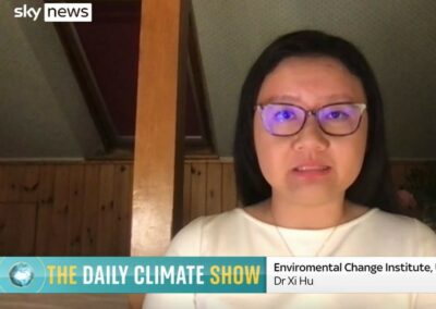 Dr Xi Hu on Sky News Daily Climate Show