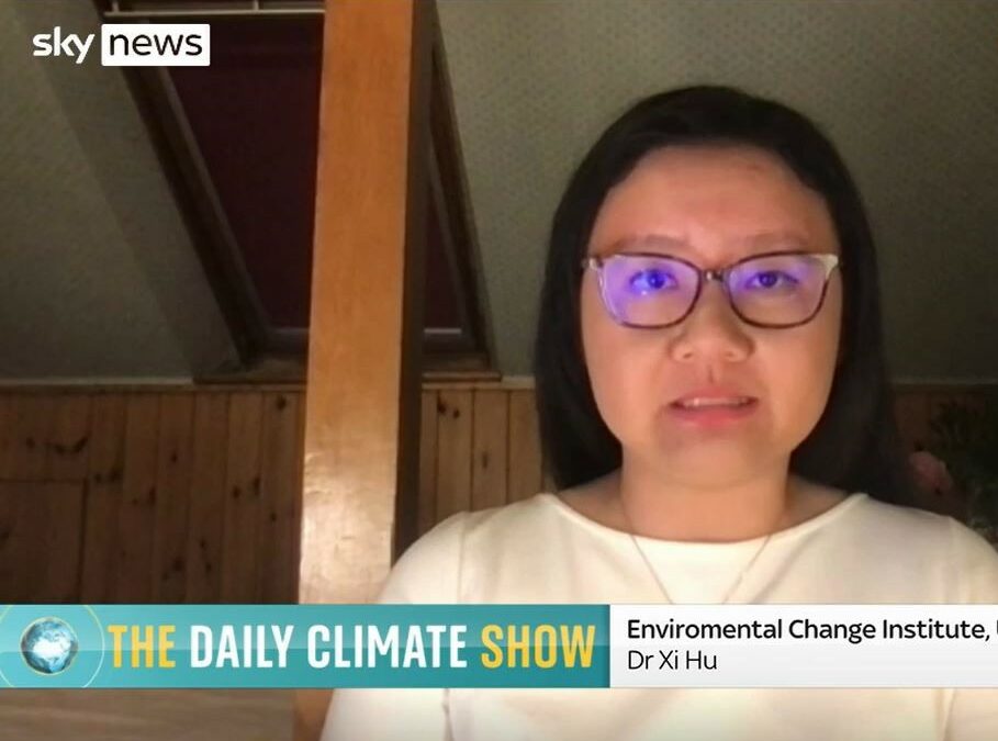 Dr Xi Hu on Sky News Daily Climate Show